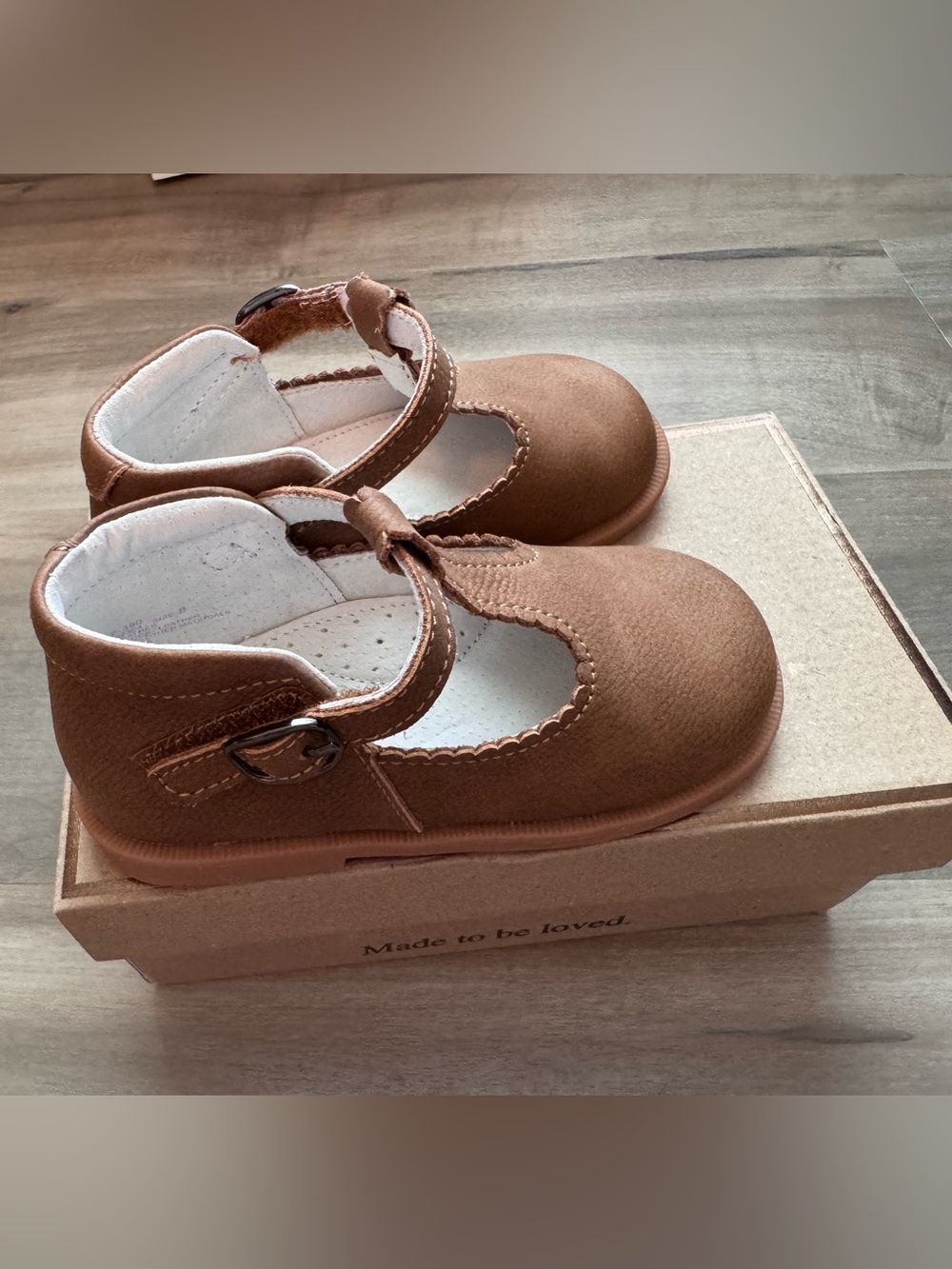 L'Amour Brown Girls' Mary Jane Dress Shoes